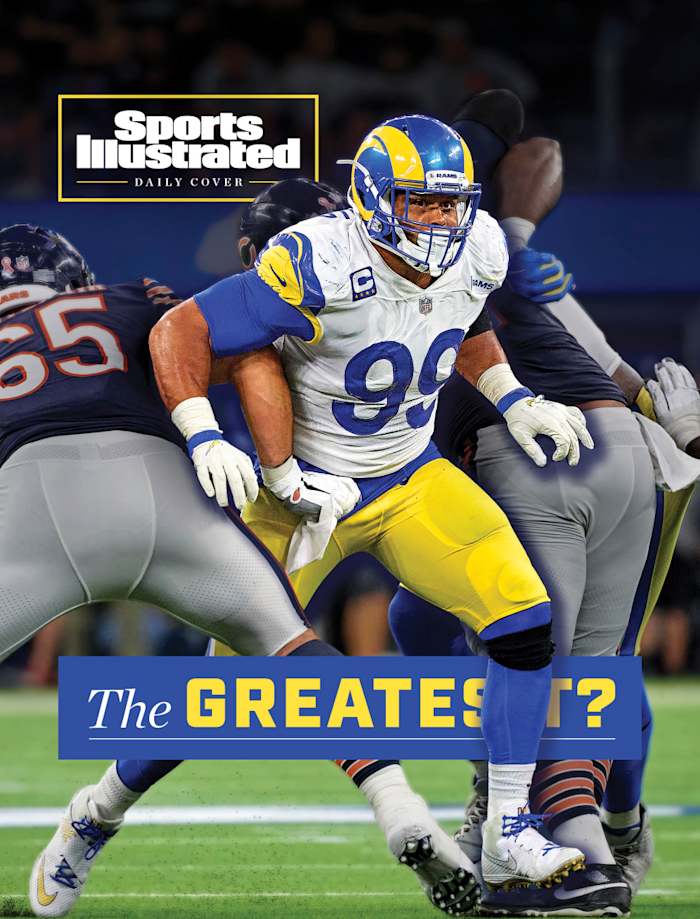 Los Angeles Rams defensive tackle Aaron Donald and why he could be the greatest defensive player in NFL history.